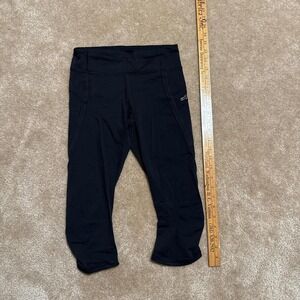 Vintage Y2K thrifted black lululemon Thigh half legging